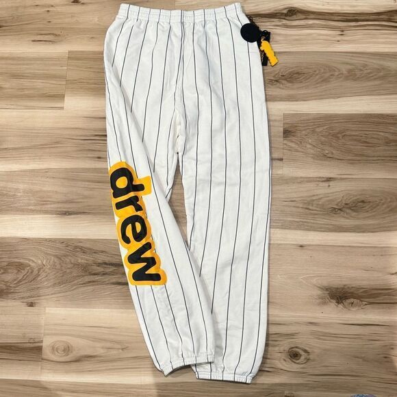 NEW Drew House Navy Pinstripe Secret House Sweatpants Men’s Small